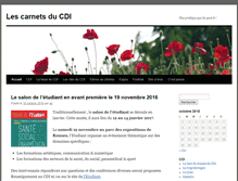 Tablet Screenshot of cdi.lycee-saintnicolas-laprovidence.fr